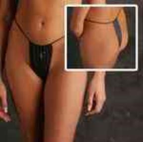 THONG BLACK DISPOSABLE - 12 count - C THONG BLACK DISPOSABLE - 12 count - C