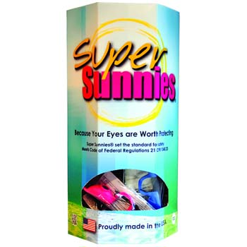 SUPER SUNNIES - Asst Colors - 72 ct Display SUPER SUNNIES - Asst Colors - 72 ct Display