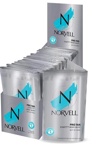 Norvell Exfoliating Mitt 24 Count - Display - Skin Care By Norvell